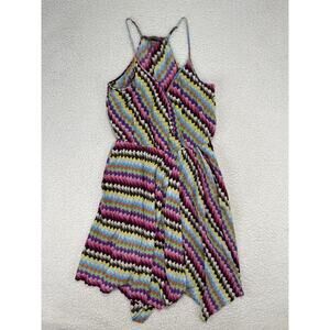 Charlie Jade Silk Short Dress Medium Anthropologie Rainbow Fairy Romantic Date